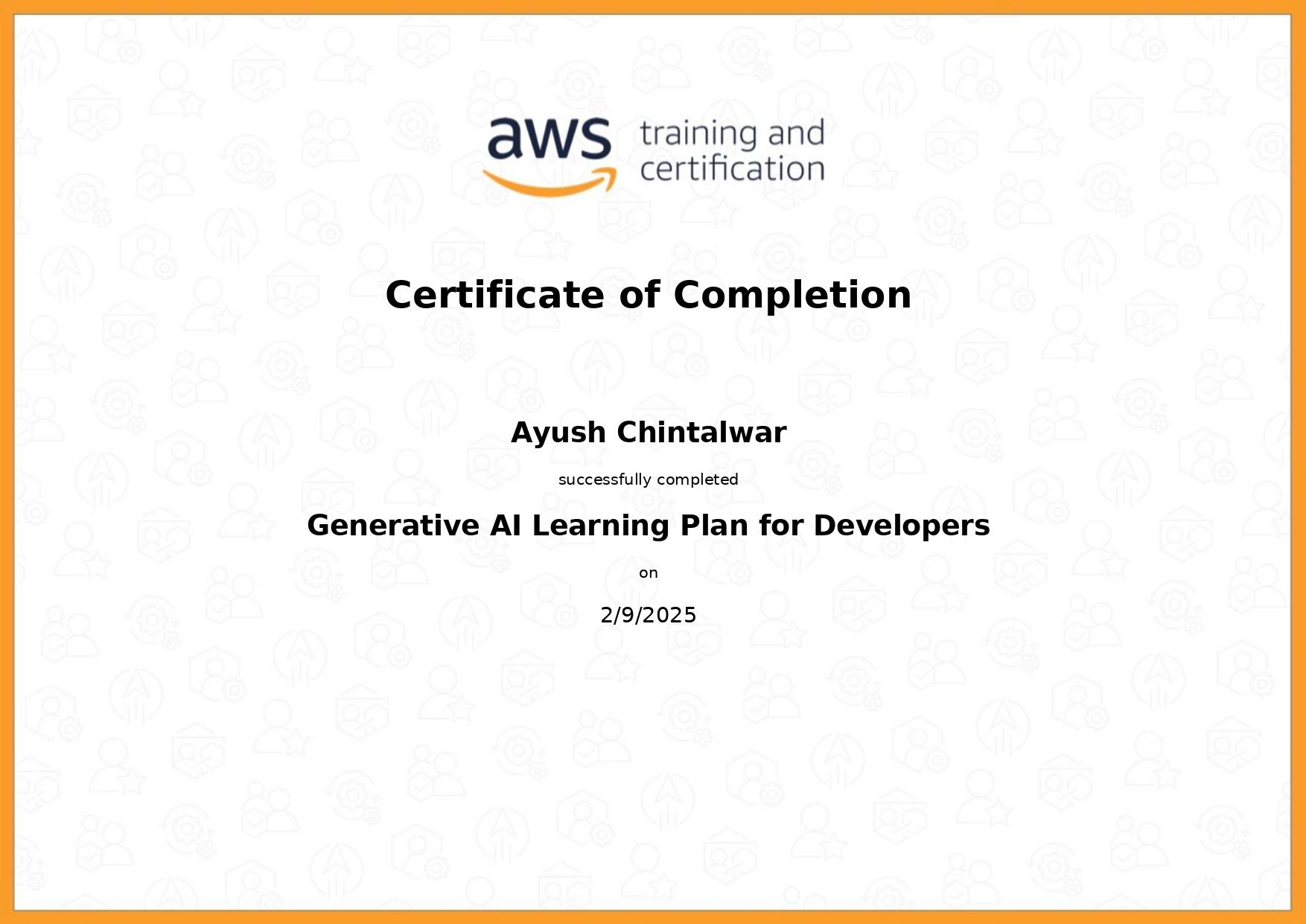 Generative AI Learning Plan For Developers