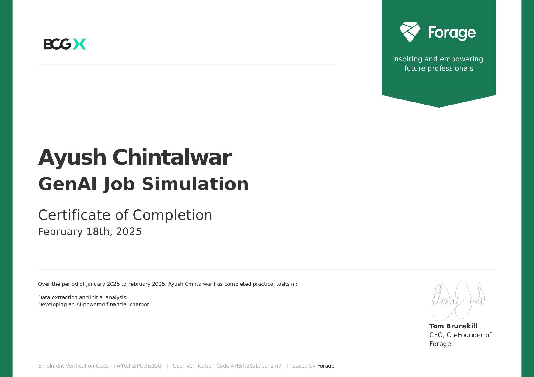 GenAI	Job	Simulation